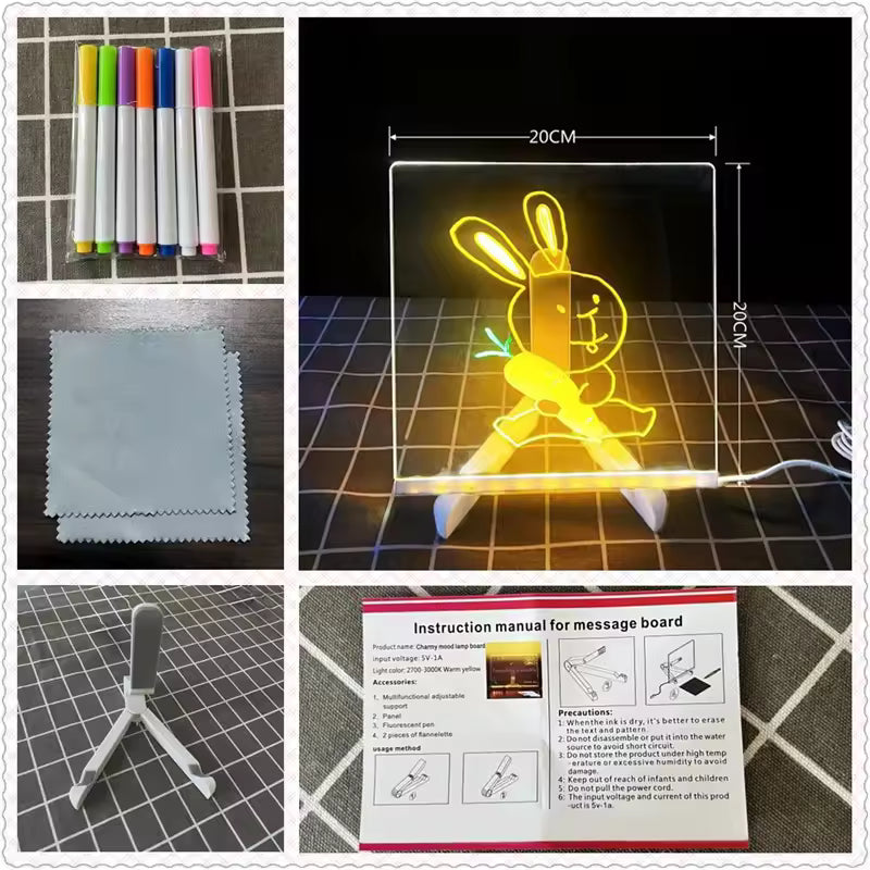 BrightBoard™ | Create Glowing Messages & Drawings in Seconds