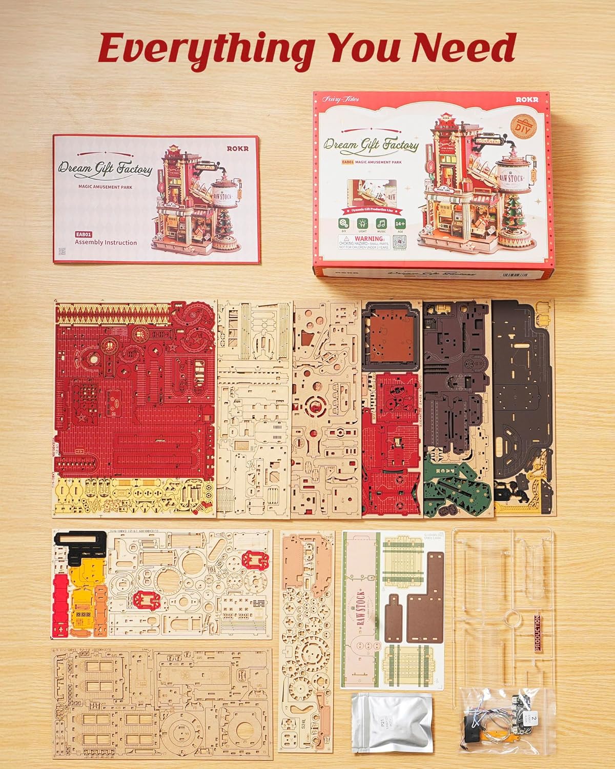 Christmas Dream Factory – Mechanical Wooden Model